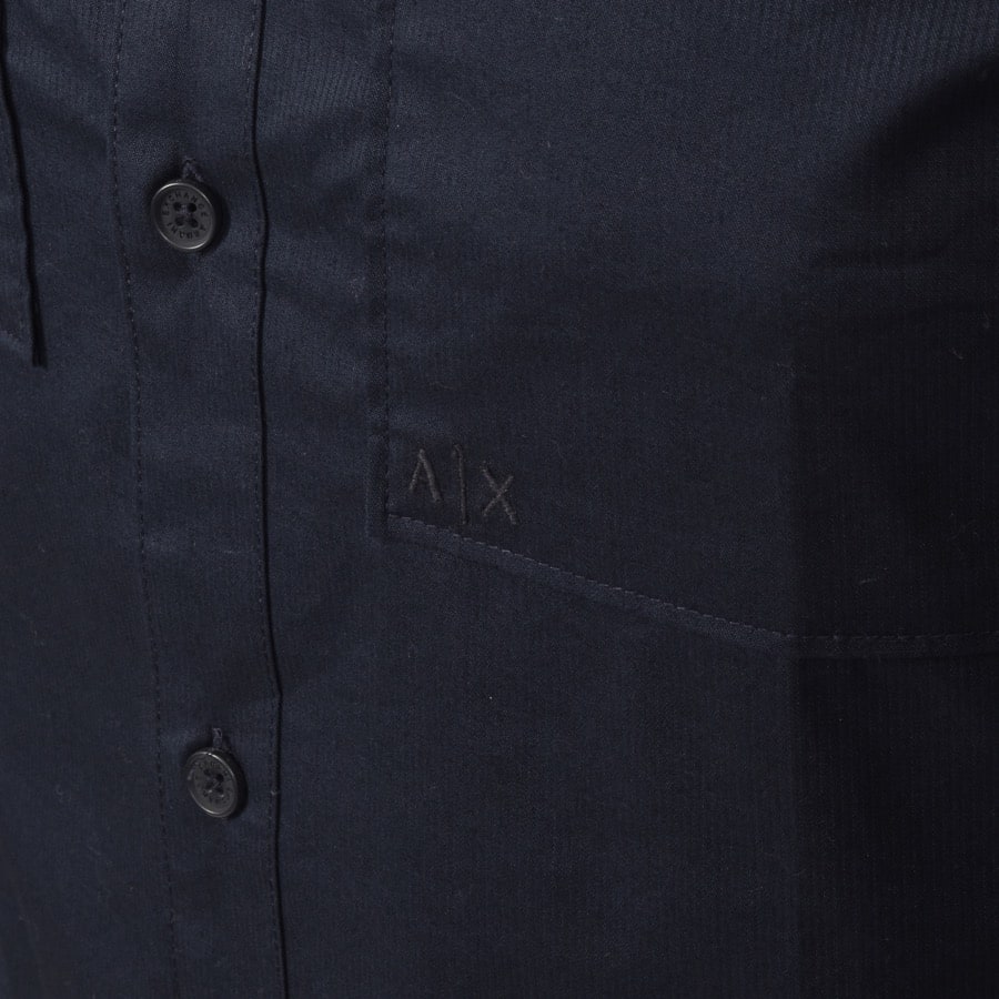 Alternative Image for ProductArmani Exchange Regular Long Sleeved Shirt Navy3